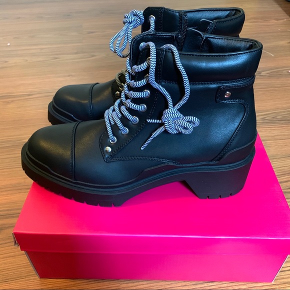 Catherine Malandrino Mendia Lace-Up Combat Boot - Picture 4 of 8